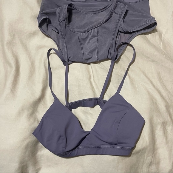 Lululemon Fresh In Mesh Dusky Lavender Tank Top Size 4 - Picture 9 of 12